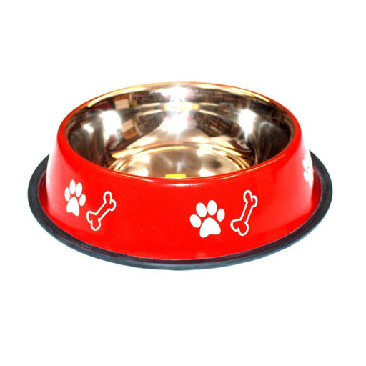 Printed Stainless Steel Dog Bowl- Large 1