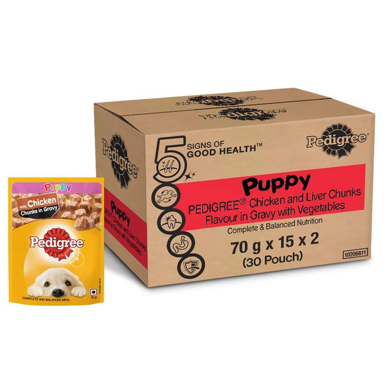 Pedigree Puppy Gravy Chicken Chunks 70g