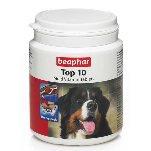 Beaphar Top 10 Multivitamin Supplement for Dogs 60 Tablets