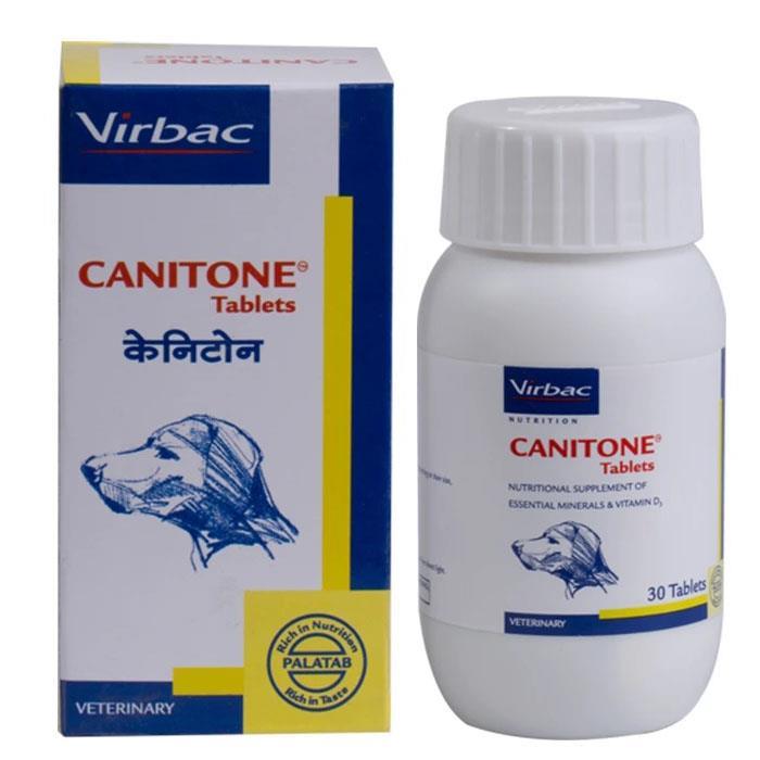 Virbac Canitone Tablet Dog Vitamin & Mineral Supplement- 30 Tab