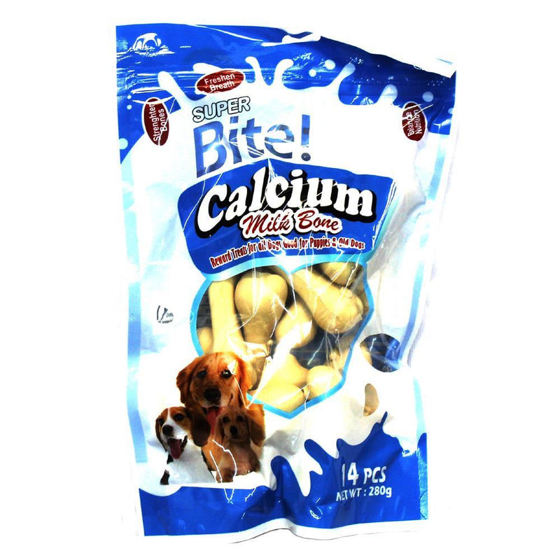 SuperBite Calcium Milk Bone (14 Pcs)