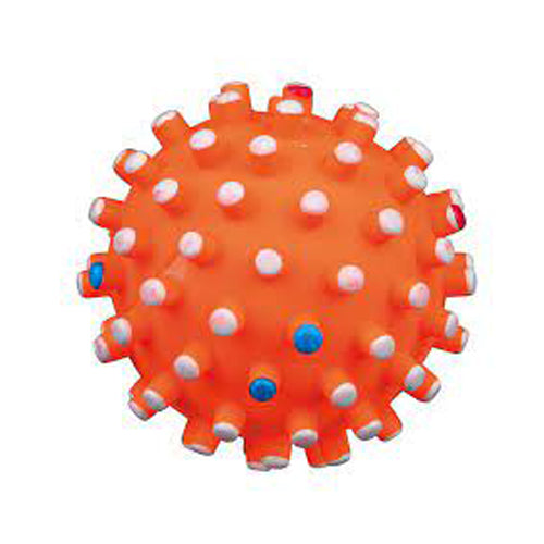 Furry Friend Spike Ball squeaky Toy for Dogs
