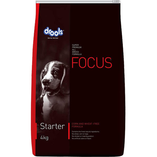 Drools Focus Starter Super Premium Dry Dog Food 4 Kg
