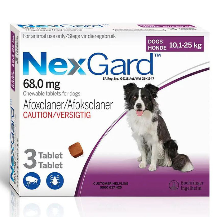 NexGard Chewable Tablet dogs 1x3