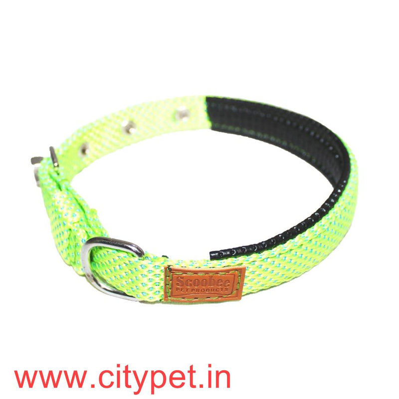 Furry Friend Soft padded Shiny Dog Collar- Small