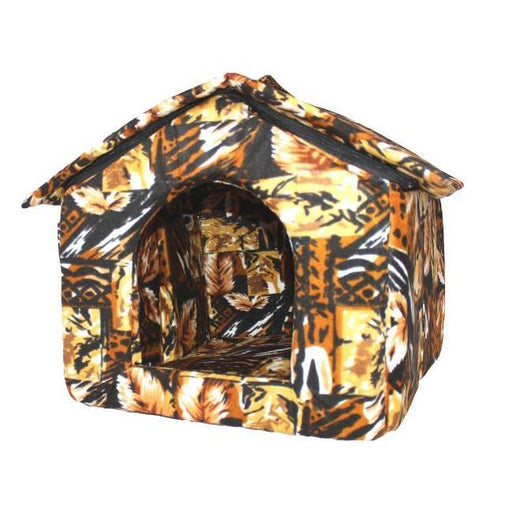 Furry Friend Printed Dog House- Small