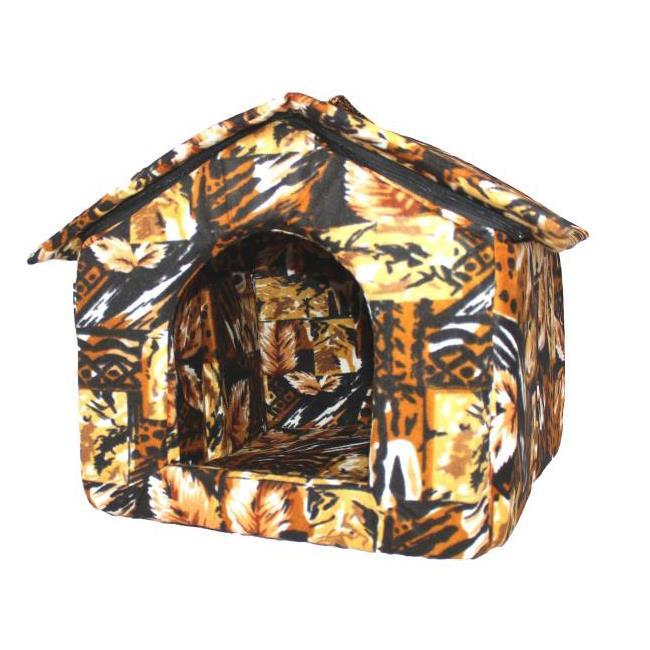 Furry Friend Printed Dog House- Small