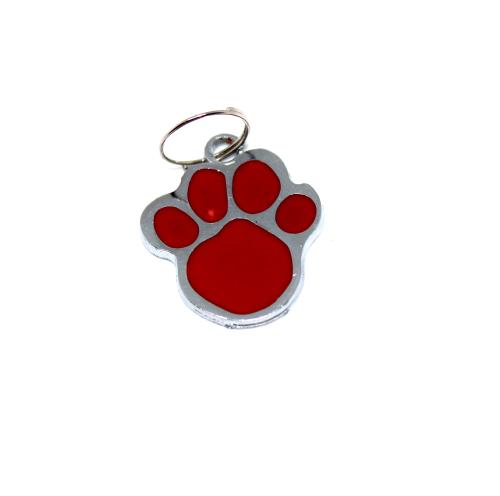 Furry Friend Paw Shape Dog Collar Tag Pendant for Pet