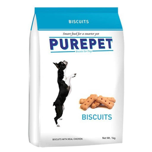 Purepet Biscuit Real Chicken Flavour 500gm