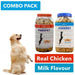 Purepet Biscuit Real Chicken Flavour 905 g + Purepet Biscuit Milk Flavour 905 g Combo Pack