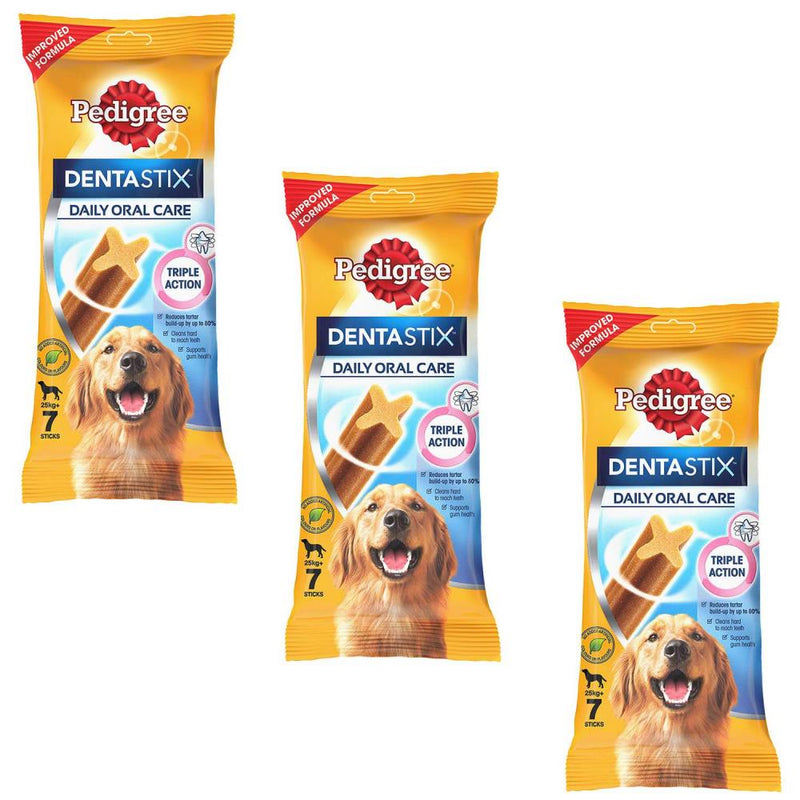 Pedigree Dentastix Oral Care Treat for Dogs- Large Breed 25 kg+ Pack of 3