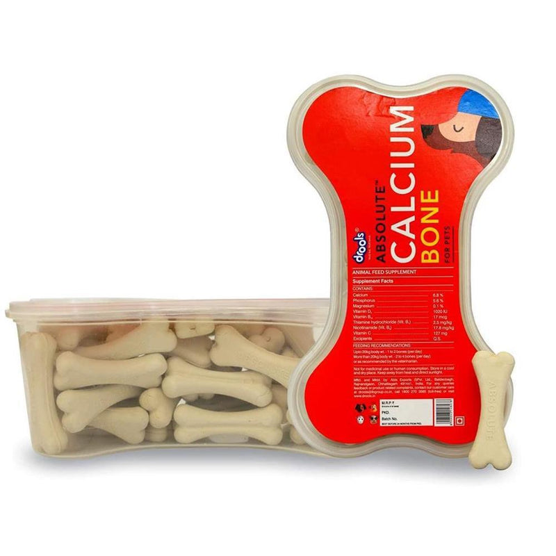 Drools Absolute Calcium Bone 40 Pcs Jar -600 g