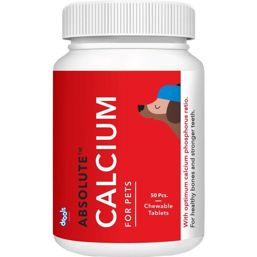 Drools Absolute Calcium Supplement for Dogs- 50 Tablets